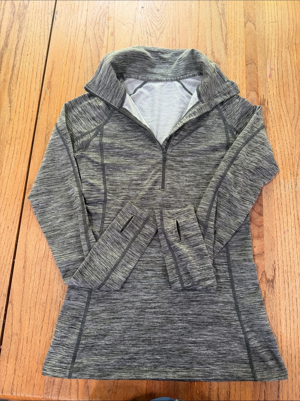 Kids Hooded Half-Zip Top